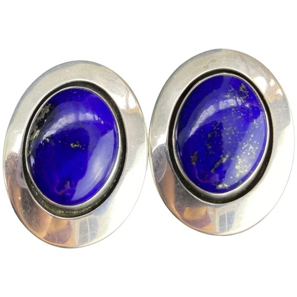 Native American Earrings and Ring Set Navajo Jewelry Willie Shaw Sterling Silver - Picture 6 of 9